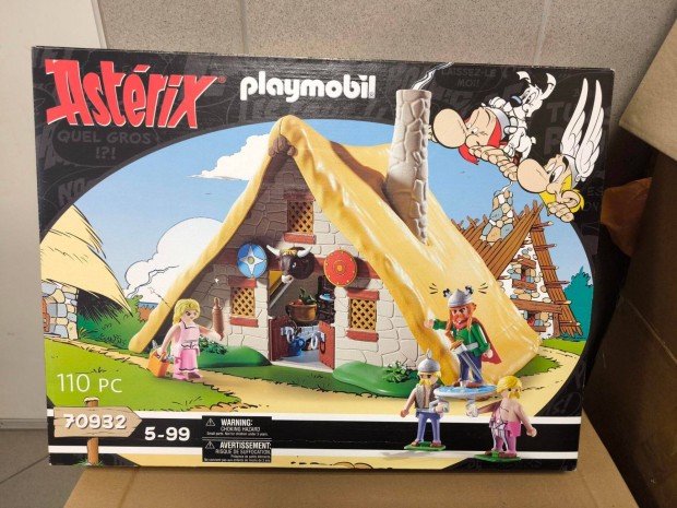 Playmobil Asterix 70932 Hasarengazfix kunyhja j, bontatlan