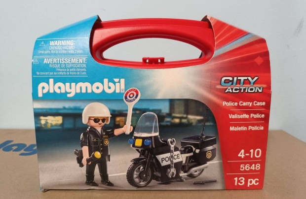 Playmobil City Action 5648 Hordozhat Rendrjrr Szett j Bontatlan