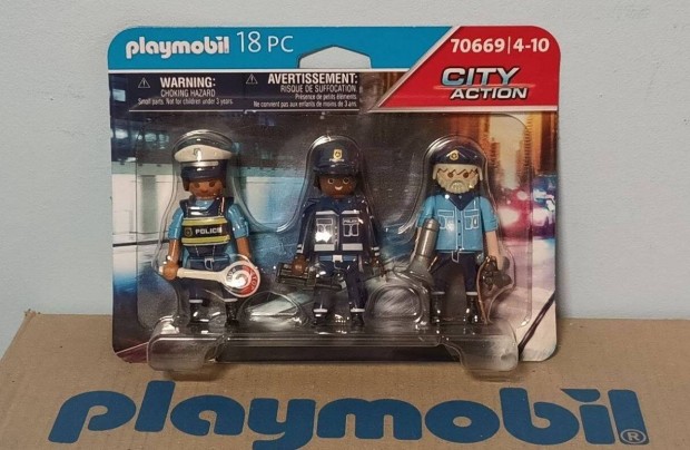 Playmobil City Action 70669 Rendr Figura Szett j Bontatlan