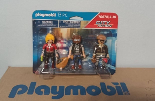 Playmobil City Action 70670 Bnzk 3 Darabos Szett j Bontatlan