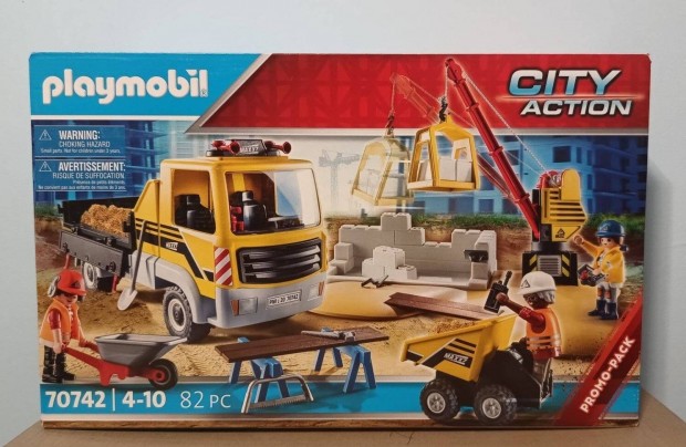 Playmobil City Action 70742 ptkezs Dmperrel j Bontatlan