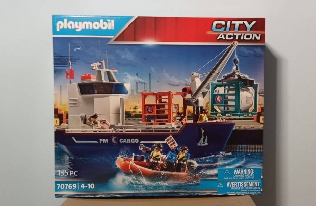 Playmobil City Action 70769 Nagy Kontnerhaj Hatrrcsnakkal j