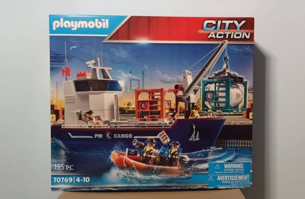 Playmobil City Action 70769 Nagy Kontnerhaj Hatrrcsnakkal j