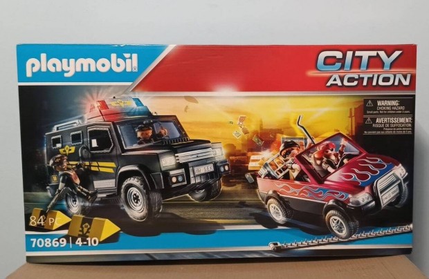 Playmobil City Action 70869 Rendraut vs Banditk Terepjrja j