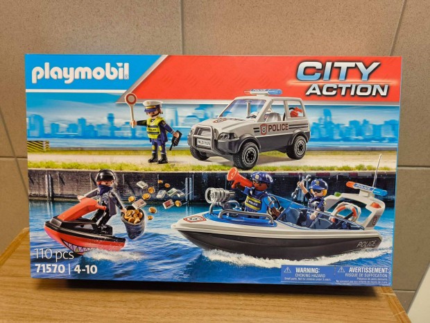 Playmobil City Action 71570 Rendrsgi ldzs a vzen j, bontatlan