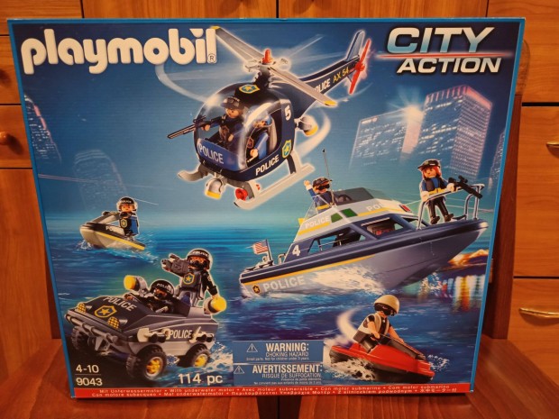 Playmobil City Action 9043 Nagy Rendrsgi Szett j Ingy. Szl. Bp-en
