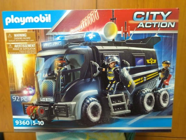 Playmobil City Action 9360 SEK Rendrsgi rohamkocsi j, bontatlan