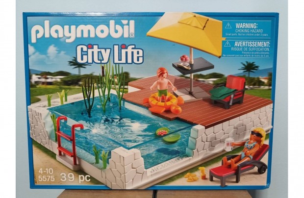 Playmobil City Life 5575 Csaldi Medence j Bontatlan