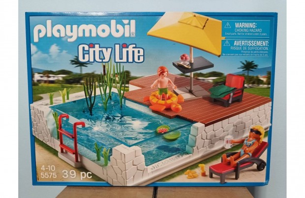 Playmobil City Life 5575 Csaldi Medence j Bontatlan