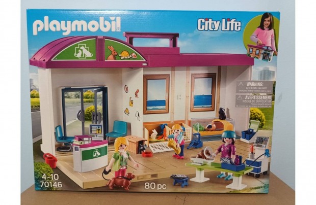 Playmobil City Life 70146 Hordozhat llatklinika j Bontatlan