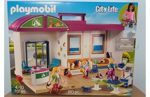 Playmobil City Life 70146 Hordozhat llatklinika j Bontatlan
