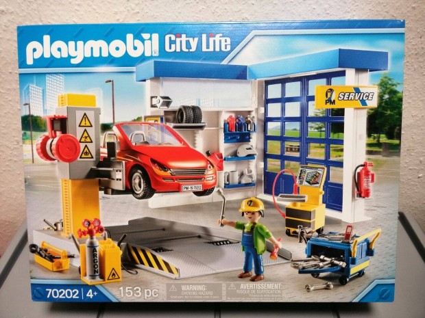 Playmobil City Life 70202 Autszerel mhely j, bontatlan