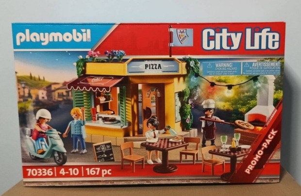 Playmobil City Life 70336 Pizzria Kerthelyisg Fnnyel j Bontatlan