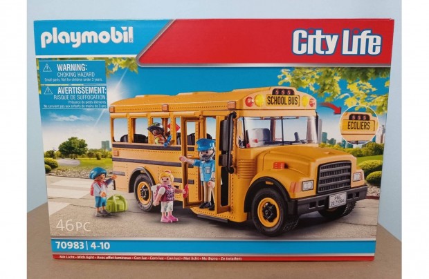 Playmobil City Life 70983 Amerikai Iskolabusz j Bontatlan