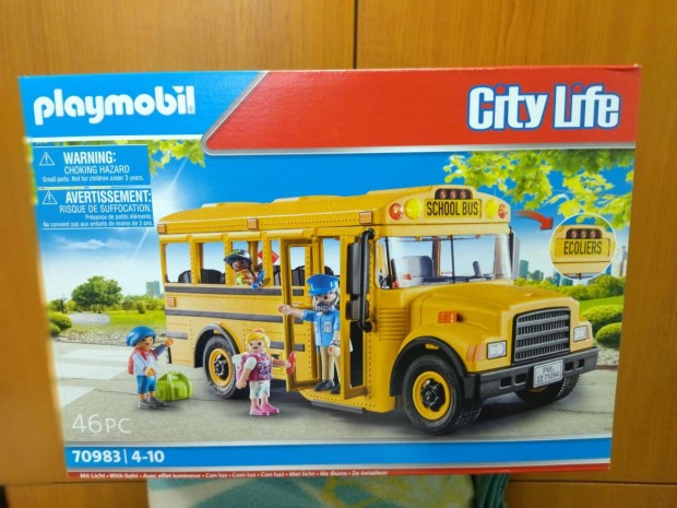 Playmobil City Life 70983 Amerikai iskolabusz j, bontatlan