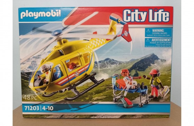 Playmobil City Life 71203 Menthelikopter j Bontatlan