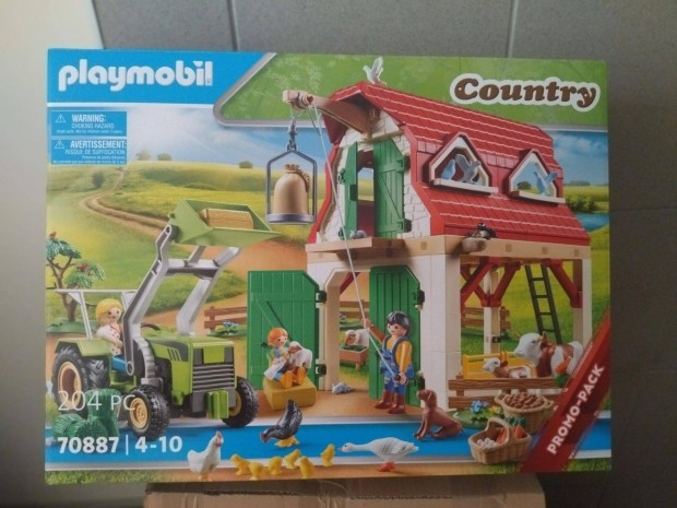 Playmobil Country 70887 Farm traktorral s llatokkal j, bontatlan