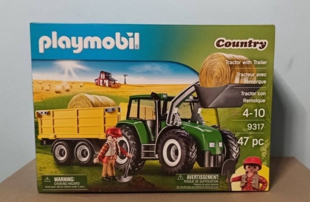 Playmobil Country 9317 Zld Traktor Srga Utnfutval j