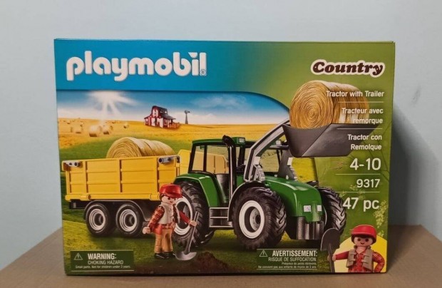 Playmobil Country 9317 Zld Traktor Srga Utnfutval j