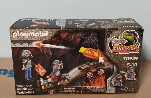 Playmobil Dino Rise 70929 Raktakocsival A Bnyban Bontatlan j