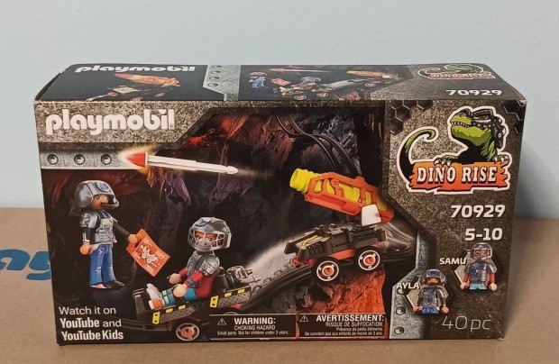 Playmobil Dino Rise 70929 Raktakocsival A Bnyban j Bontatlan