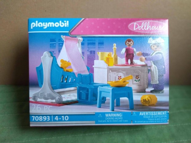Playmobil Dollhouse 70893 Babaszoba j, bontatlan