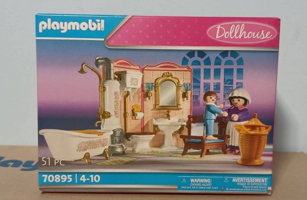 Playmobil Dollhouse 70895 Frdszoba Kddal j Bontatlan