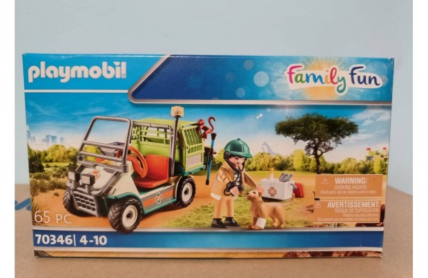 Playmobil Family Fun 70346 llatkerti llatorvos Autval j Bontatlan