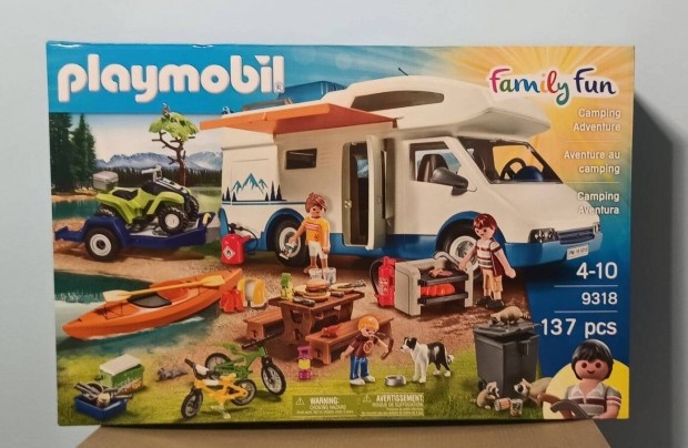 Playmobil Family Fun 9318 Csaldi Lakkocsi j Bontatlan