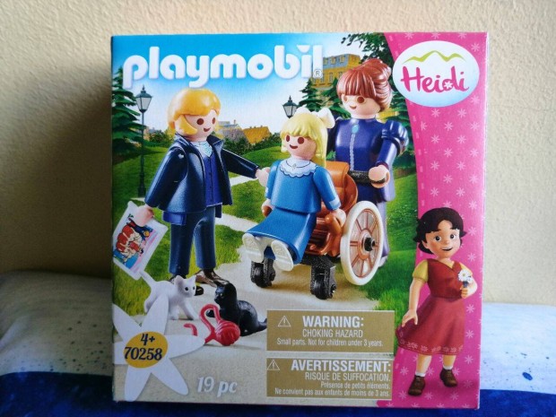 Playmobil Heidi 70258 Clara apukjval s Rottenmeier kisasszonnyal j