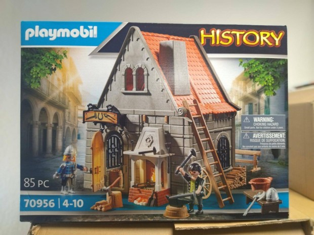 Playmobil History 70956 Kzpkori kovcsmhely j, bontatlan