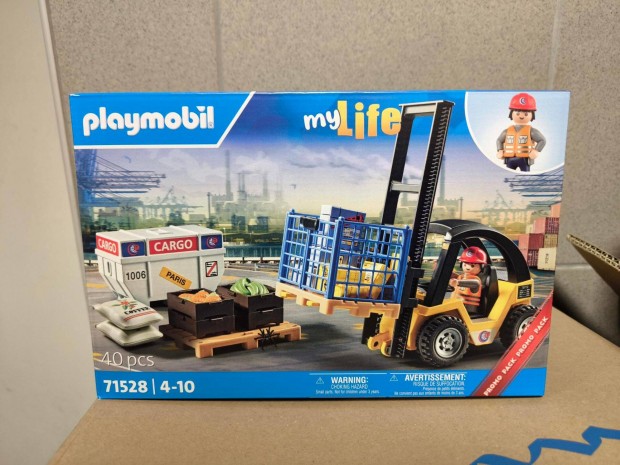 Playmobil My Life 71528 Targonca rakomnnyal j, bontatlan