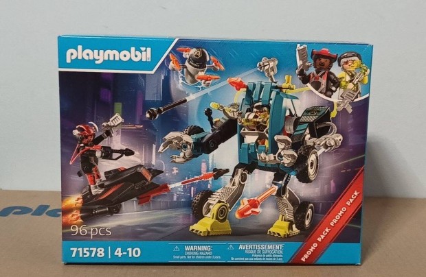 Playmobil My Life 71578 Harci Robot vs Replgp Csatja j