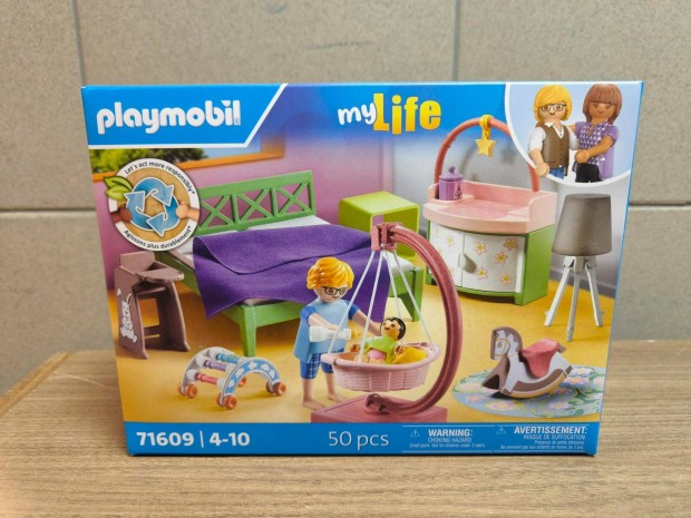 Playmobil My Life 71609 Hlszoba babasarokkal j, bontatlan