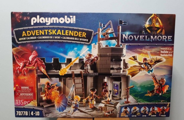 Playmobil Novelmore 70778 XXL Adventi Naptr Vrfal Figurkkal j