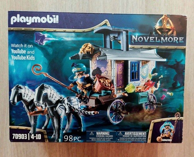 Playmobil Novelmore 70903 Violet Vale A varzsl szekere j, bontatlan