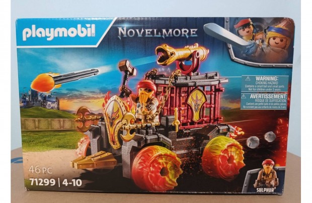 Playmobil Novelmore 71299 Lovagok Harci Kocsija j Bontatlan