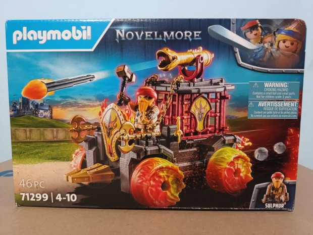 Playmobil Novelmore 71299 Lovagok Harci Kocsija j Bontatlan