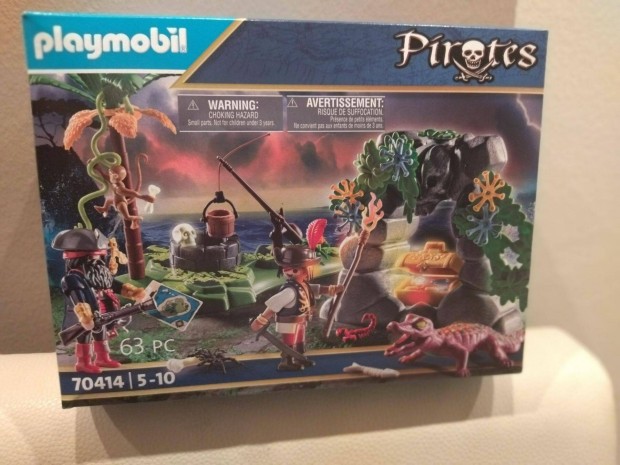 Playmobil Pirates 70414 Kalzok rejtett kincse j, bontatlan