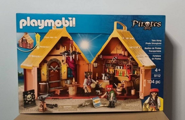 Playmobil Pirates 9112 Hordozhat Kalz Kocsma Pub j