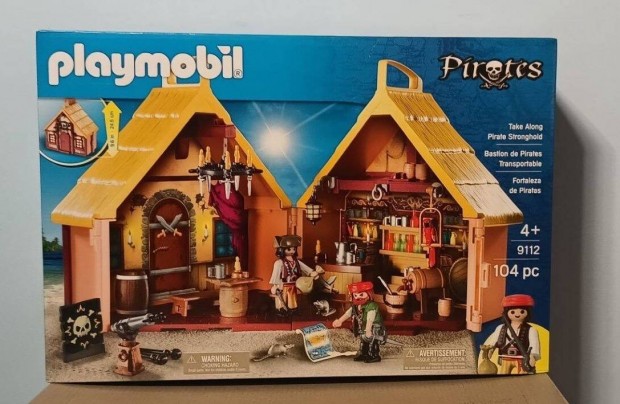 Playmobil Pirates 9112 Hordozhat Kalz Kocsma Pub j Bontatlan