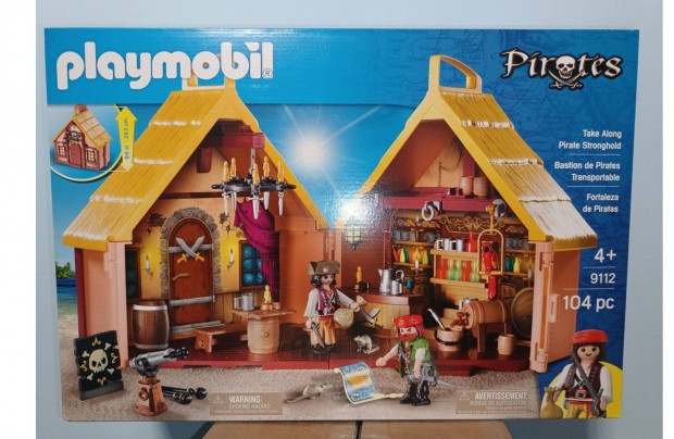 Playmobil Pirates 9112 Hordozhat Kalz Kocsma Pub j Bontatlan