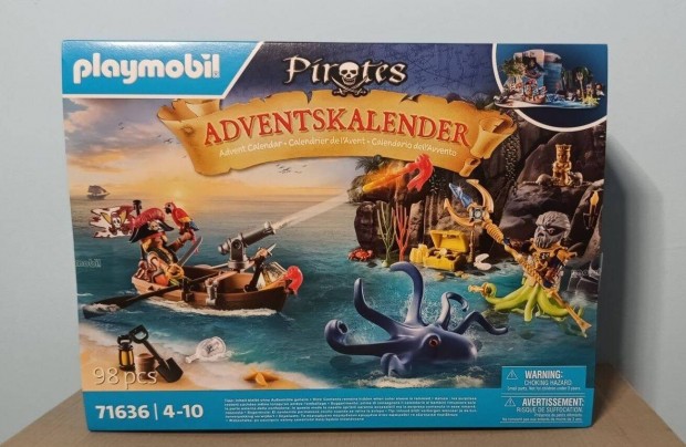 Playmobil Pirates Karcsonyi 71636 Adventi Naptr Kalzok j