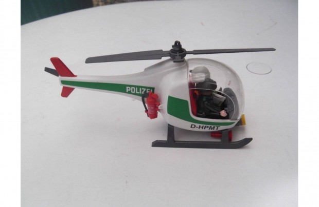 Playmobil Rendrsgi helikopter kt figurval - kompletten - jszer