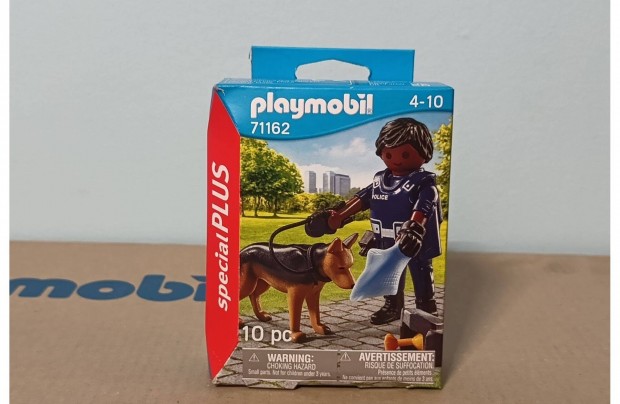 Playmobil Special Plus 71162 Rendr Nyomoz Kutyval j Bontatlan