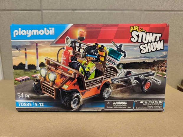 Playmobil Stuntshow 70835 Mobil szervz vontataut j, bontatlan