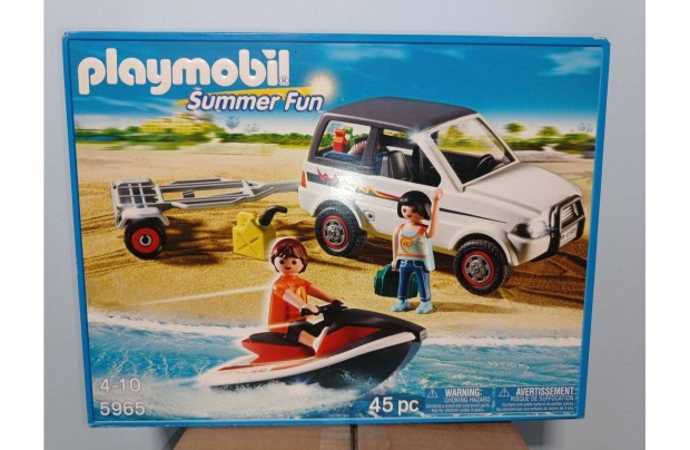 Playmobil Summer Fun 5965 SUV Terepjr Jetskivel j Bontatlan