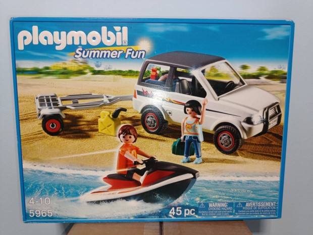 Playmobil Summer Fun 5965 SUV Terepjr Jetskivel j Bontatlan