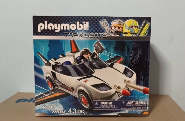 Playmobil Top Agents 71587 Titkos gynk Raktakilv Autval