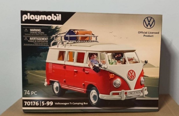 Playmobil VW 70176 Volkswagen Transporter T1 Kempingbusz j